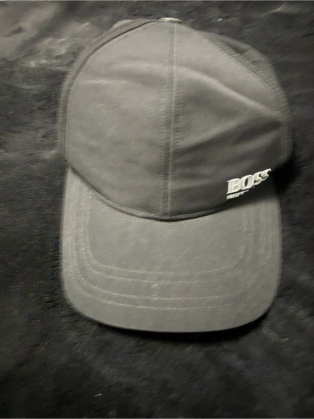 HUGO Black Men's Logo Baseball Cap